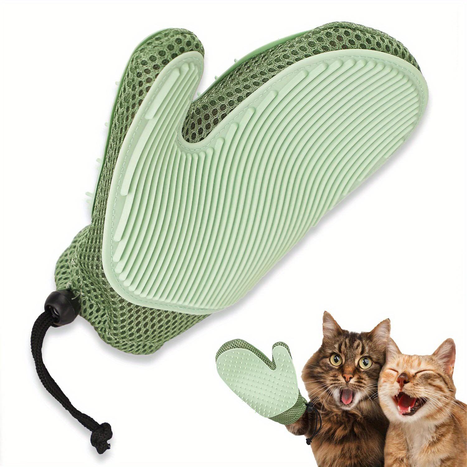 

Cat Hair Glove & Pet Fur Remover Glove, Dog Grooming Glove Brush for Shedding, Pet Hair Remover Mitt for Cleaner, grooming glove