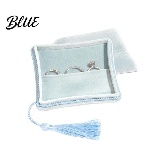Bracelet Storage Case Velvet Jewelry Box Small Travel with Tassel