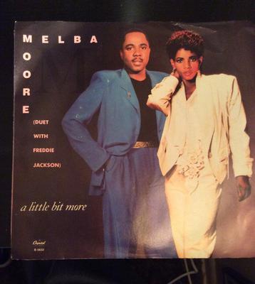 7inch Record MELBA MOORE  A Little Bit More B5632 Capitol Records 1986 US SoulFunk Used