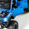 1/28 F150 Car Model Alloy Kids Vehicle Toy with Simulated Sound and Light Off Road for Children Blue
