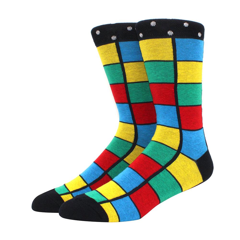 Men Socks Cotton Funny Alien Socks for Man Women Novelty Casual Dressing Color Crew Socks for Happy Wedding Accessories Gift