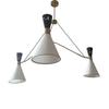 3-Arm Mid-Century Modern Sputnik Chandelier with Shades Hanging Ceiling Light for Dining Room, Kitchen, Living Room, Bedroom Unique