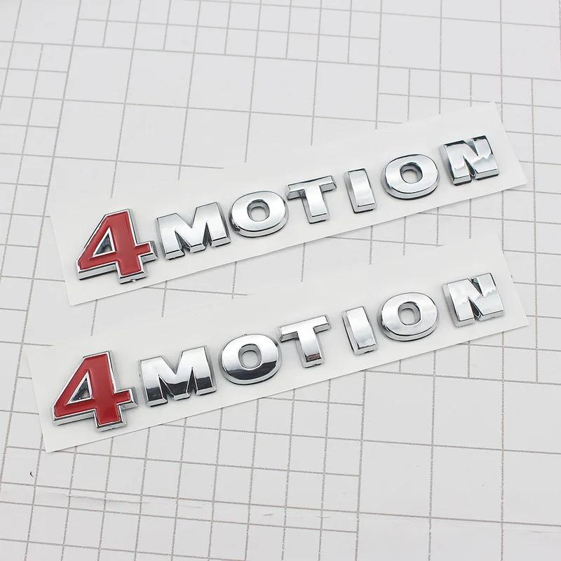 3D ABS Car Letters For VW Volkswagen Passat B6 Polo Tiguan Touareg Golf MK4 VW 4 MOTION Sticker 4MOTION Emblem Badge Accessories AY5