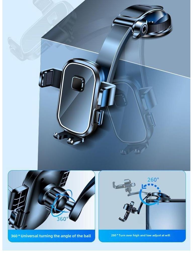 2023 Universal Car Phone Holder with Suction Cup for Stable Navigation