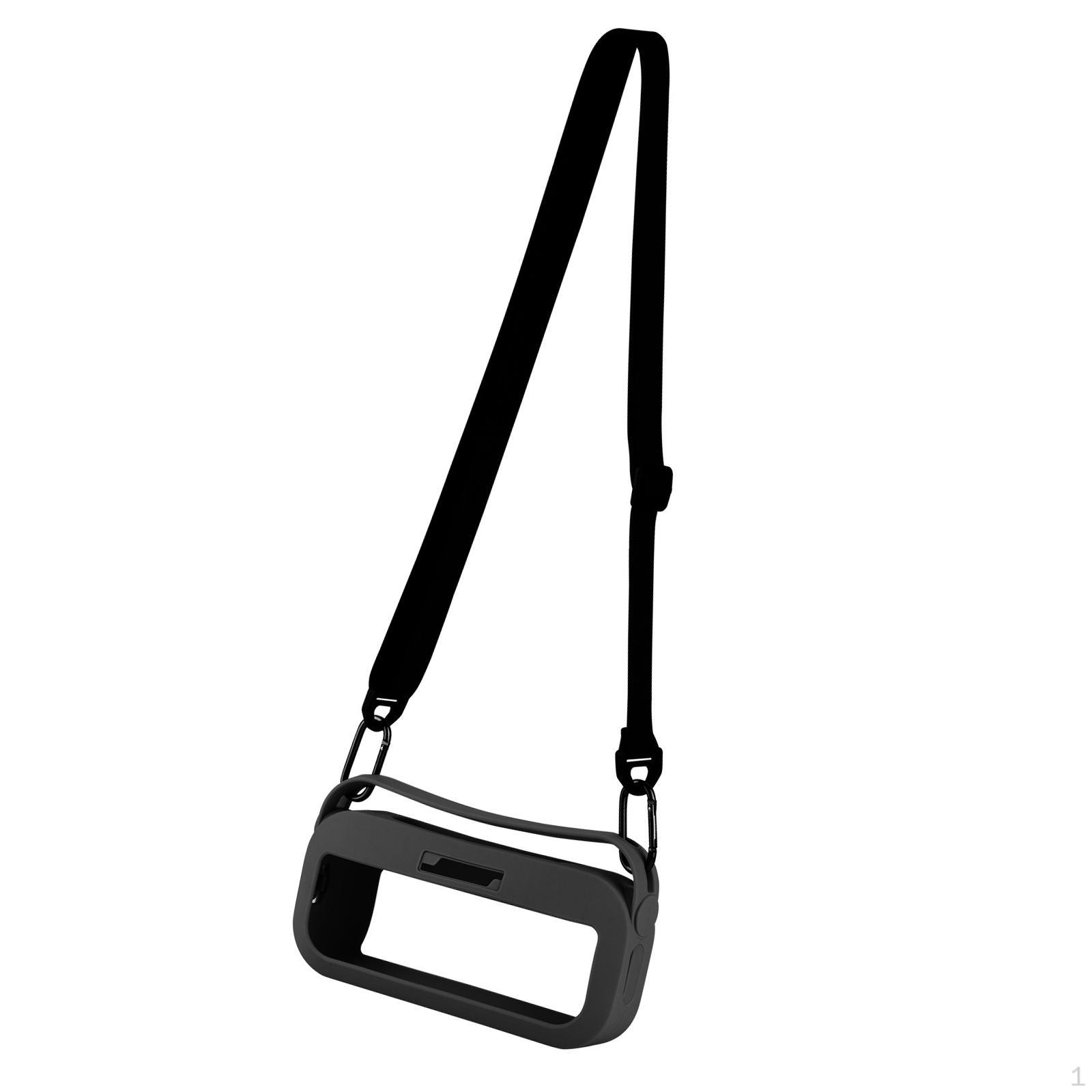 

Захисний чохол для динаміка М який чохол Захисний тримач Легкий Портативний Регульований плечовий ремінь чорний