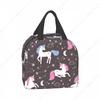 Lunch Bag Waterproof Insulated Canvas Cooler Bag Thermal Cold Food Picnic Travel Tote for Women Children