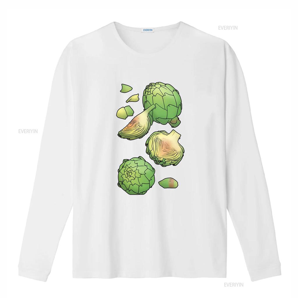 Artichoke T Shirt 100 Cotton S Xxl Ta040671 Vintage Washed Streetwear Stylish Breathable Soft Designer Clothes Comfortable