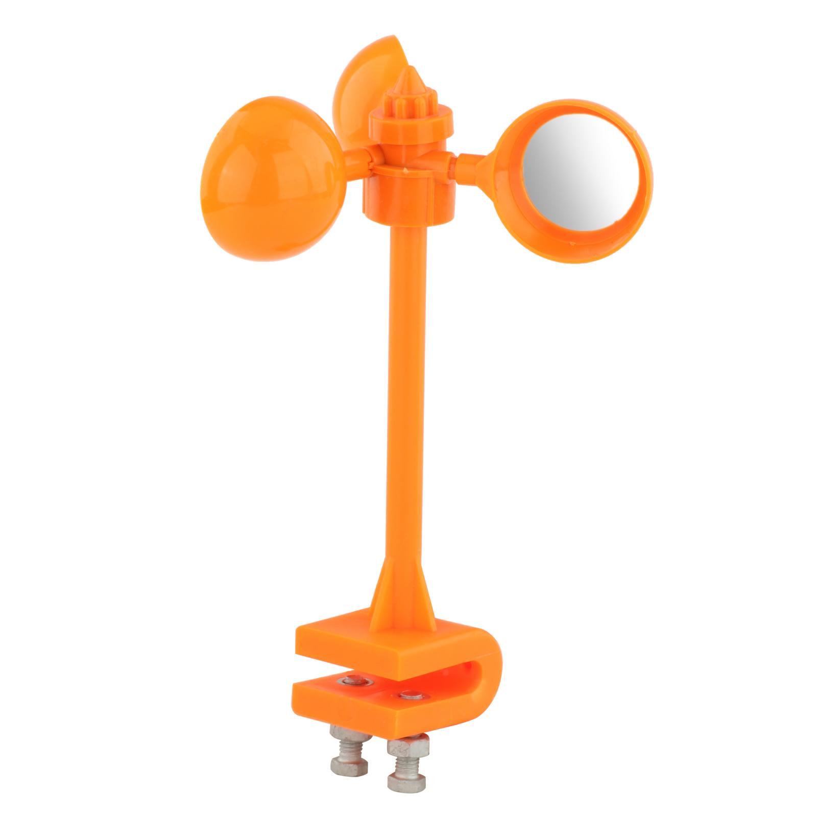 360° Reflective Bird Scarer Repeller Rotating Wind Powered Device Keep Birds 19x29.5 cm