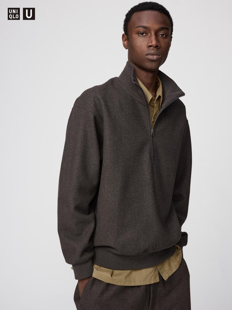 Uniqlo Brushed Half Zip Sweatshirt