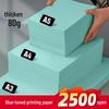 A4 Light Blue 80g Thickened Colored Printing Paper - Office & Handmade Use, Pack of 100