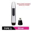 1pc Nose Hair Trimmer Implement Shaver Clipper Men's Ear Neck Eyebrow Trimmer Shaver Man Clean Trimer Razor Remover Kit