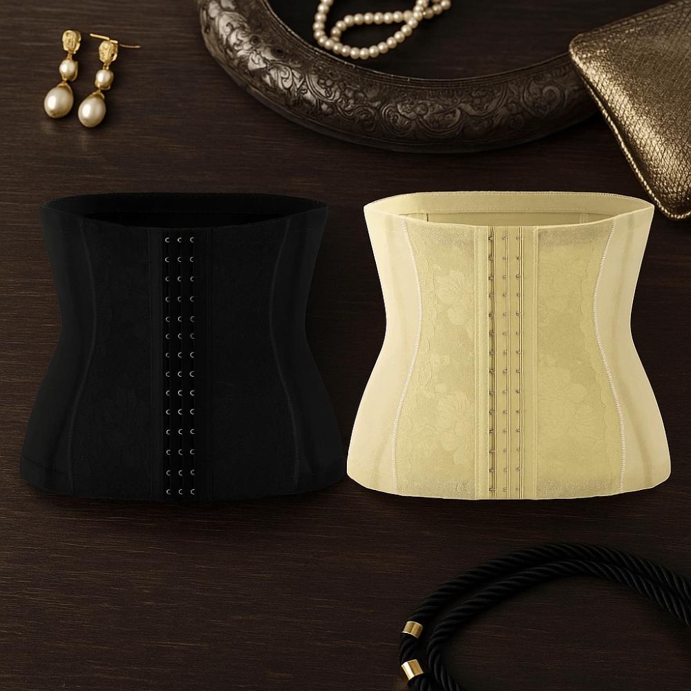 Slimming Waist Trainer Belt Abdominal Lace Flower Training Belt Tummy Control Shapewear  Workout