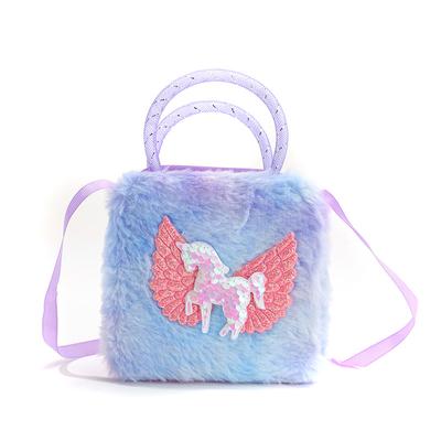Jauka multfilma plīša kurjera soma Mini rokassomiņa Maziem bērniem Plecu soma bērniem Atslēgas Monētu Maks Bērni Meitenes Crossbody Soma Maza