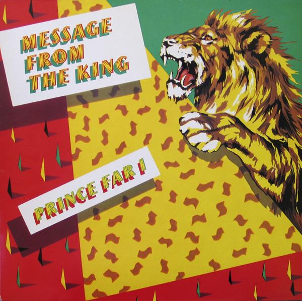LP Record PRINCE FAR I & THE ARABS - Message From The King FL7 Front Line 2000 UK Reggae, Ska & Dub Used