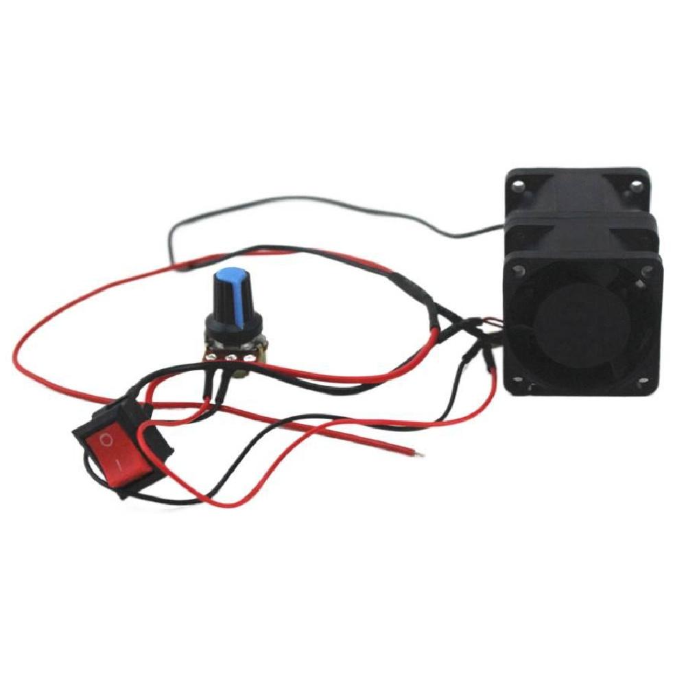 Universal Diy Electric Turbine Supercharger Boost Intake Fan Car Turbo  Ace40 14A Dc12V With Switch Potentiometer Covers