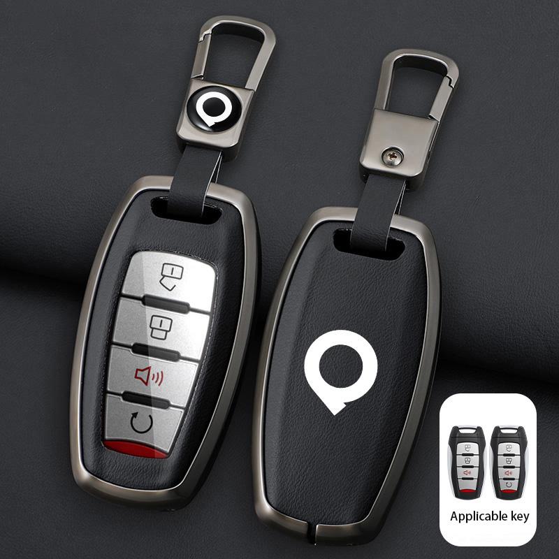 Zinc Alloy Car Remote Key Case Cover For Great Wall Ower Gwm P Series Pickup   Great Wall Poer Truck Keychain Accessorie