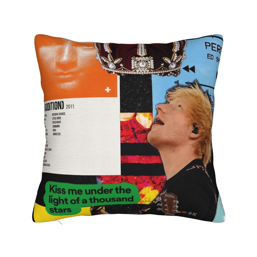 Ed Sheeran Loop Tour 2026 Pillowcase Merchandise Printing Cushion Cover Decorative  Pillow Case Cover Home Multiple Sizes
