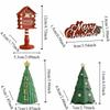 Handicrafts Christmas Tree Decoration Set Resin Mini Christmas Tree Desktop Ornaments  Office
