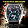 Frank Miura Herrenuhr Macau Gambling Reissue Dice Casino Limited Edition Schwarz