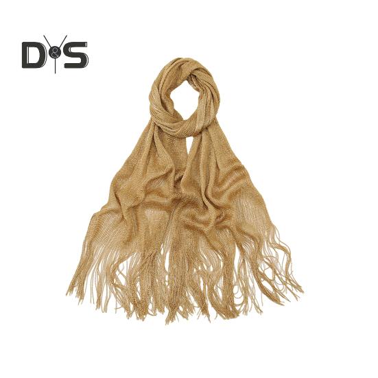 

Женская шаль, яркая цветная отделка кисточками, блестящее платье, шаль, повседневная одежда, свадьбы, вечеринки, шаль, накидка, аксессуар для одежды золотистый