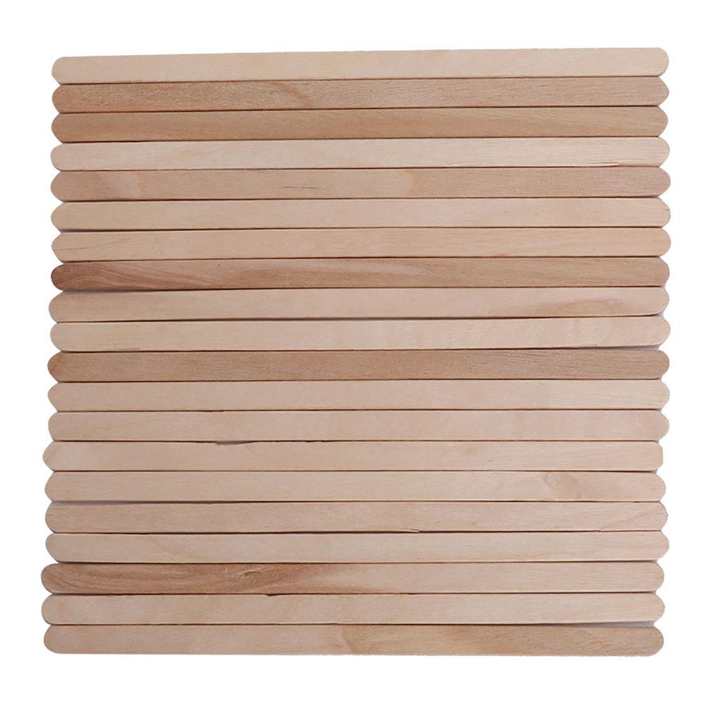 100Pcs Bag Disposable Wooden Depilatory Wax Applicator Stick Spatula Hair Removal Tools