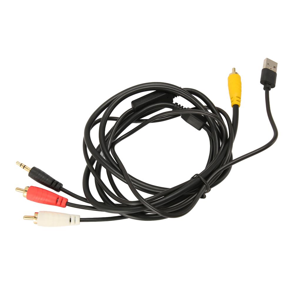 Digital Fiber Optical to Analog 2RCA 3.5mm Jack Stereo o Cable for TV DVD Network Set Top Box