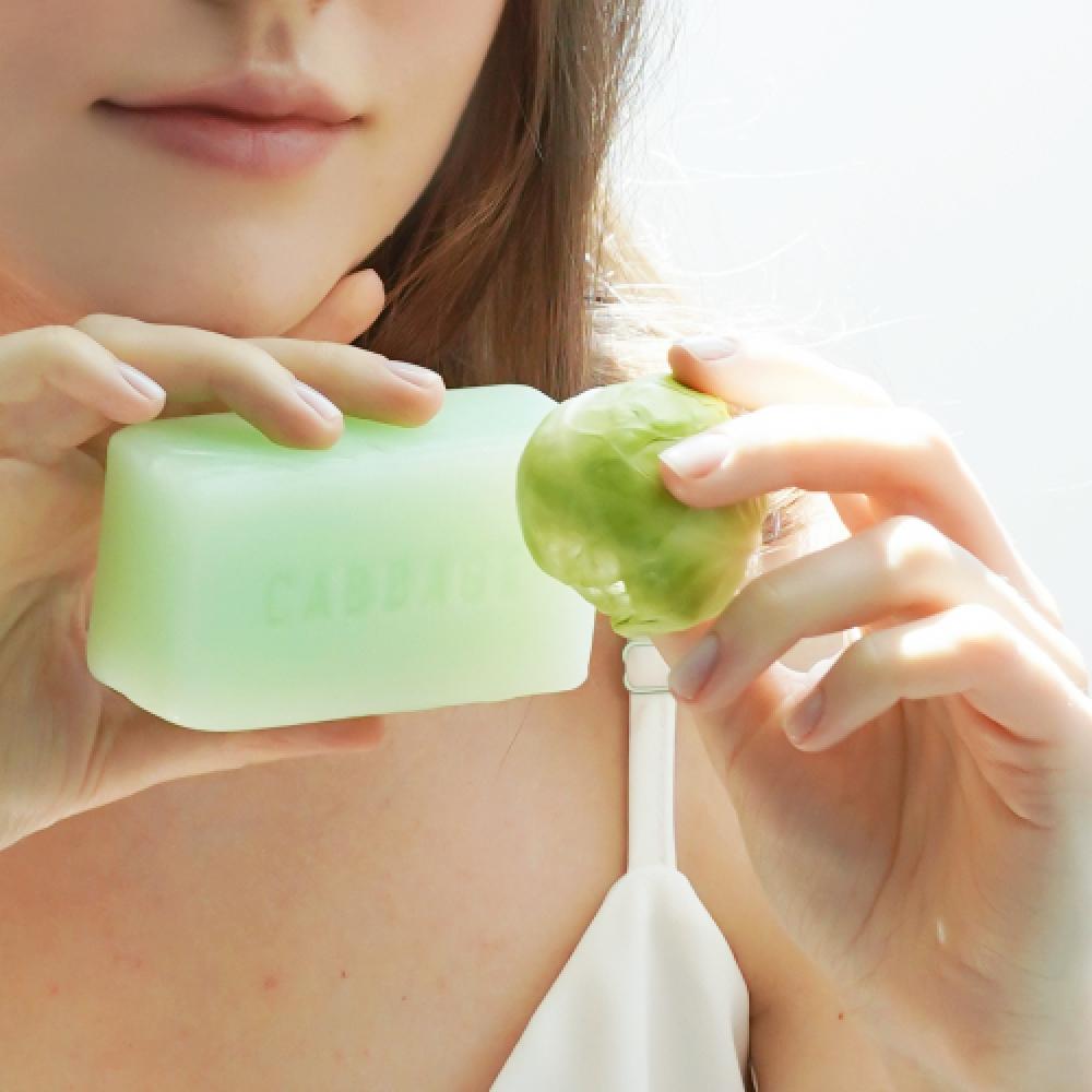 Elimere Cabbage Mildly Alkaline Cleansing Foam Natural Soap Large Capacity 140g NONE