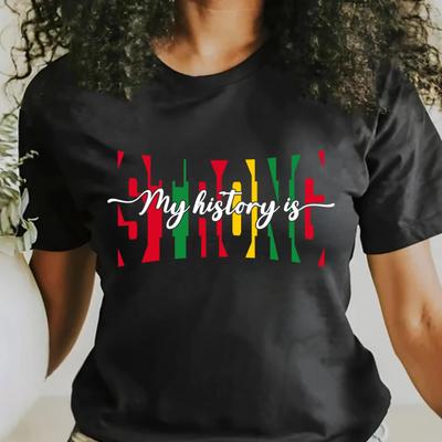Empowering Heritage T Shirt My History Is Strong Cultural Pride Awareness For Activists Diversity