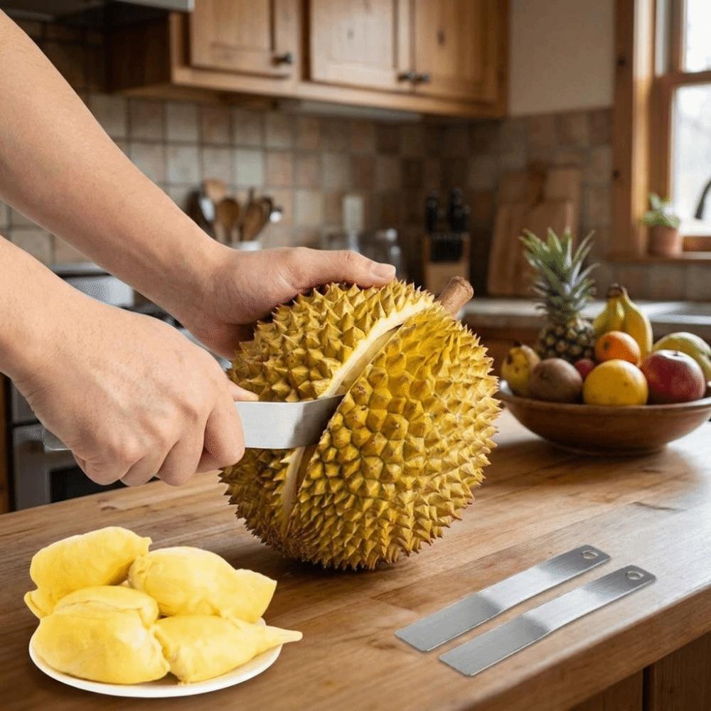 Arc Shaped Durian Peeler Effort-saving Oyster Sheller Professional Durian Separator Kitchen