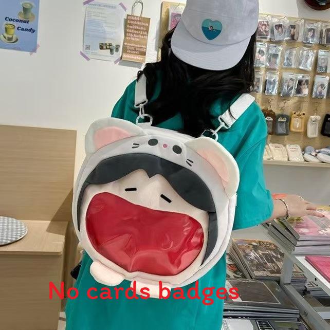 Itabag Hatsune Miku Soft Plush Girl Backpack With Cartoon Art Adjustable Bag