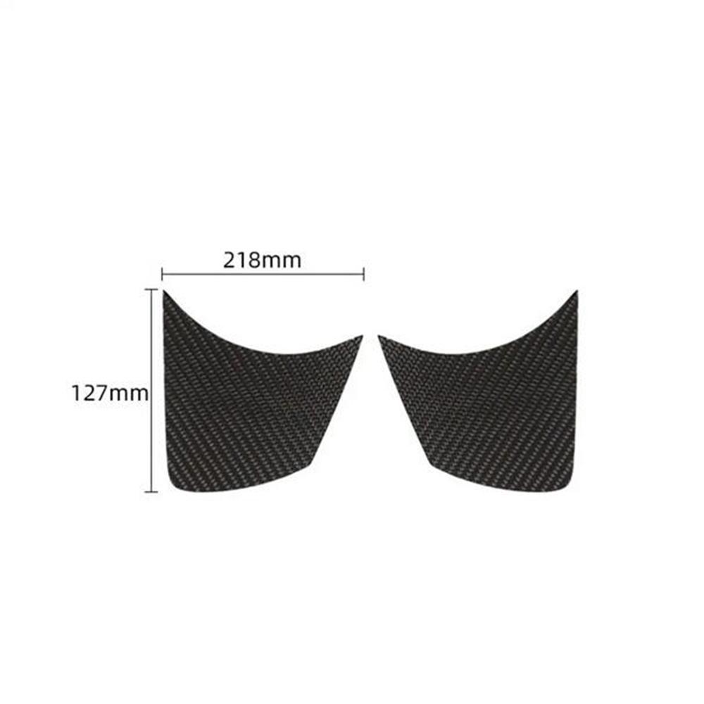 1Set Carbon Fiber Interior Door Handle Bowl Panel Cover For Nissan 370Z 2009-20