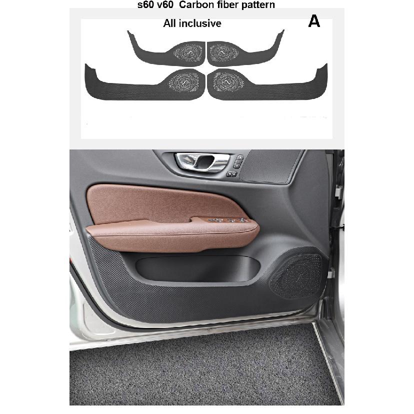 

Для volvo s60 v60-2022 противоударная накладка на дверь, внутренние четырехдверные защитные аксессуары, автомобильные аксессуары 2020 v60