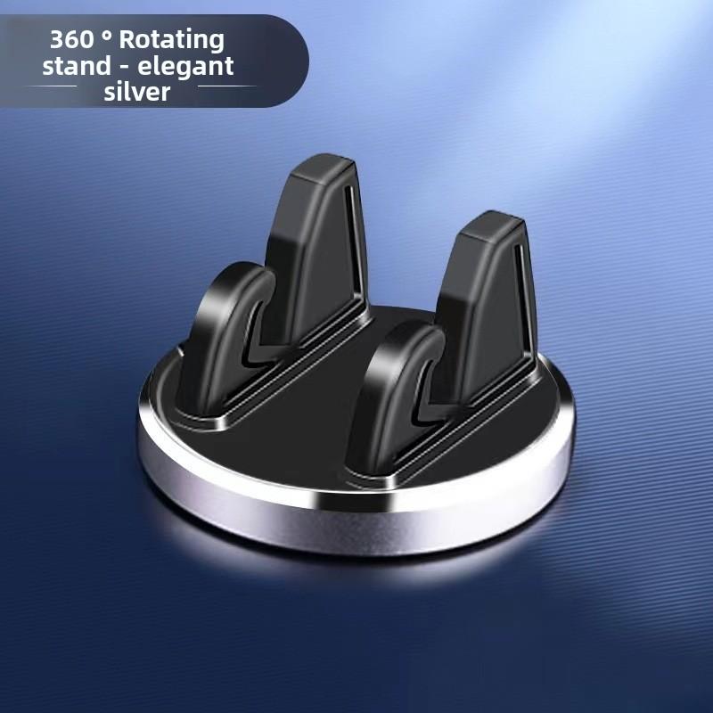 Mobile phone car bracket Aluminum alloy 360 rotating car dashboard support frame Fixed on the car, navigation driving
