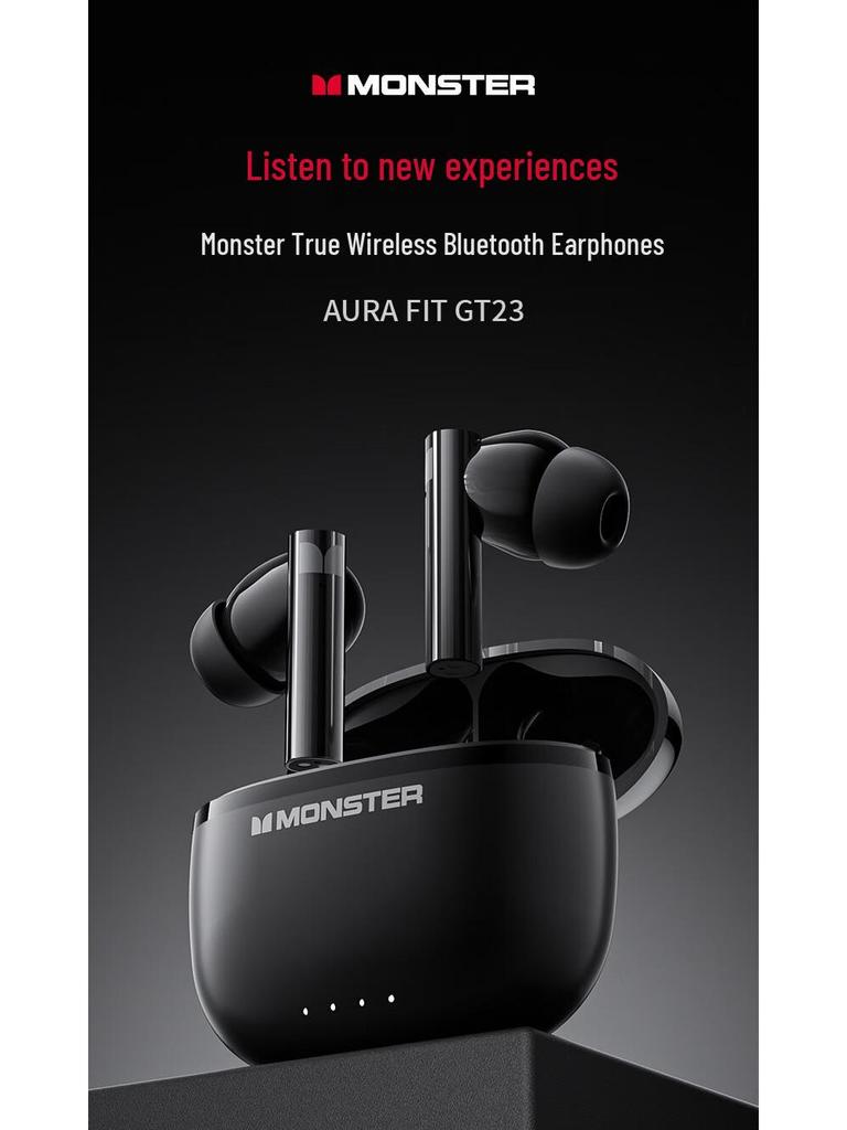 GT23 Wireless Bluetooth Earphones: Ultra-Long Battery, High-Quality Sound, Low Latency for Gaming and Music.