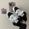 Dailu new ins Hong Kong flavor transparent sports style platform student board shoes