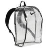 Nike Polyester Backpack Regular Unisex Transparent Lightweight Casual BA6553-910