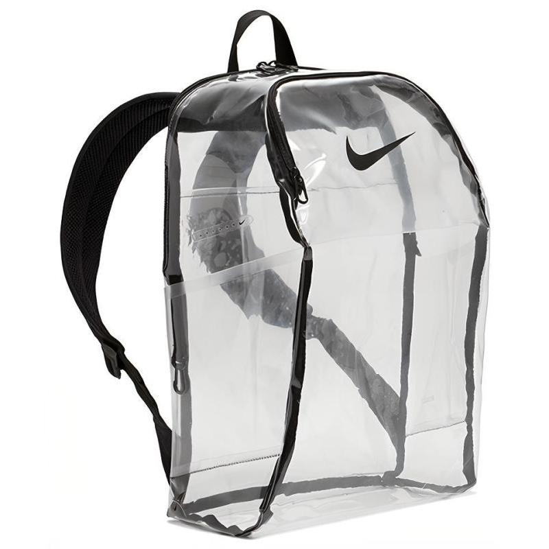 Nike Polyester Backpack Regular Unisex Transparent Lightweight Casual BA6553-910