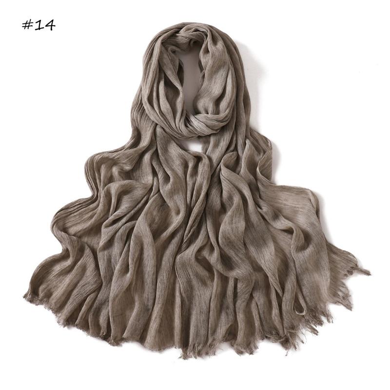 Plain Turbans Tie Dyed Rayon Hijab Scarf Thin Ramadan Ombre Wrap Elastic Shawls High Quality Foulards Muslim Head Snood 180*70Cm