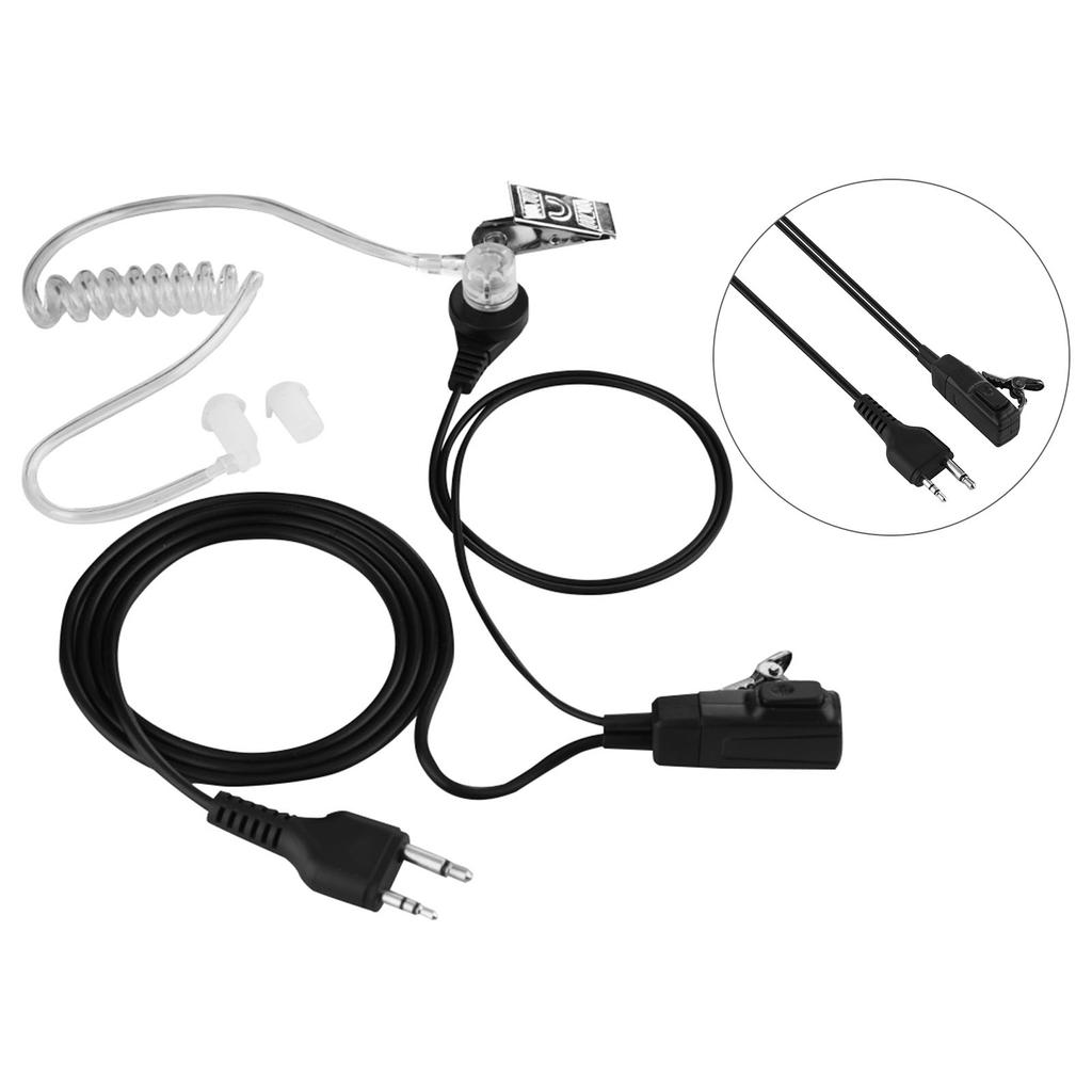 Căști cu tub transparent pentru căști Heatset Microfon pentru căști radio Midland Walkie Talkie