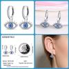 Sparkling Zircon Earrings 100% 925 Silver Colorful Flower Butterfly Bee Earrings For Women Elegant Wedding Jewelry Gift