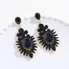 Exquisite Crystal Rhinestone Oval Drop Earrings for Women - Elegant Wedding & Event Jewelry
