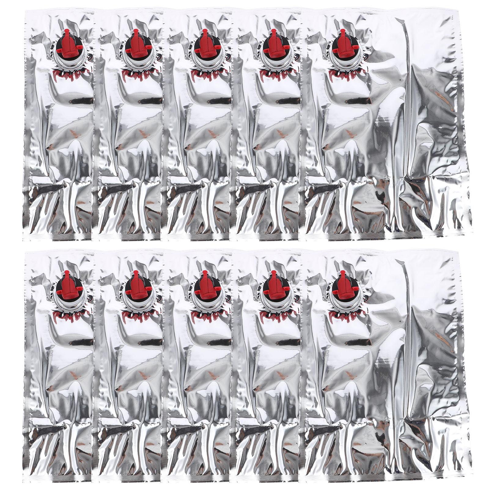 

10 шт. охладители для кофейных мешков сменная упаковка для жидкости диспенсер серебристый Vmpet серебряный