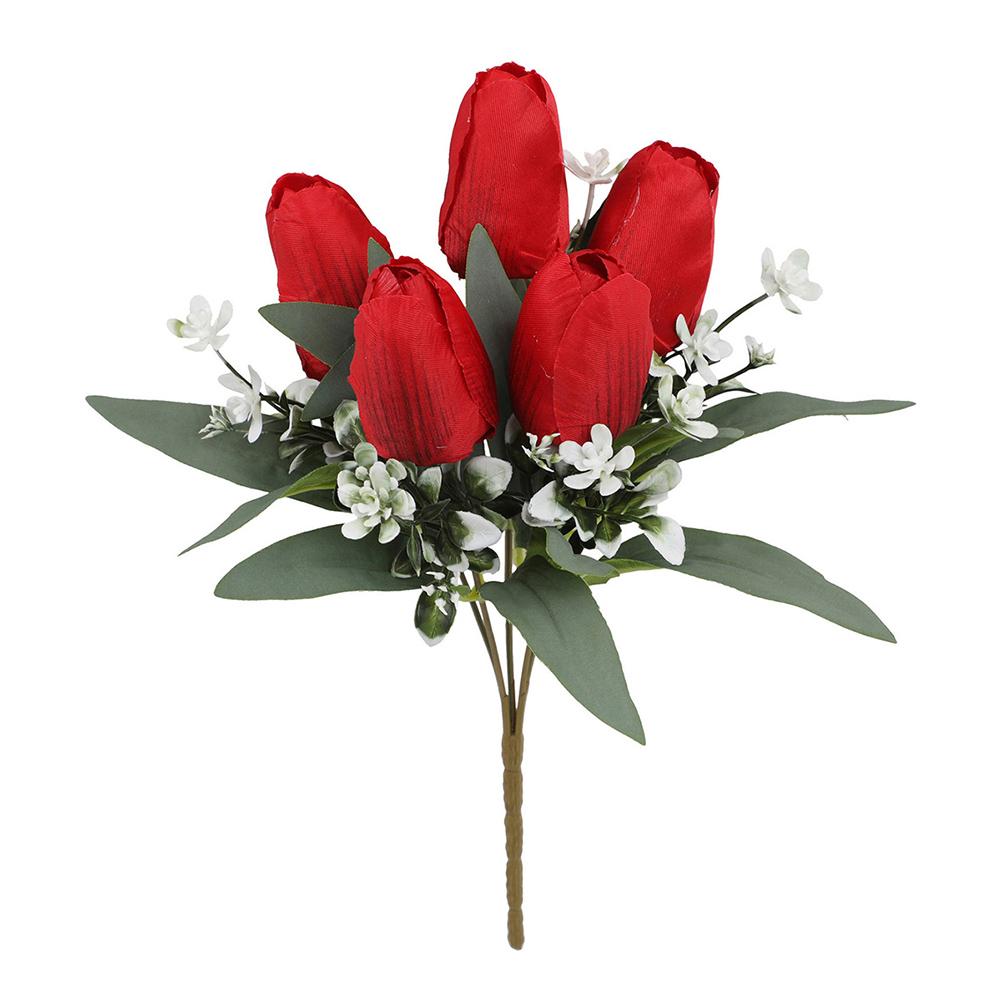 

Стиль масляной живописи Букет искусственных тюльпанов Домашнее украшение Красота Искусственные цветы