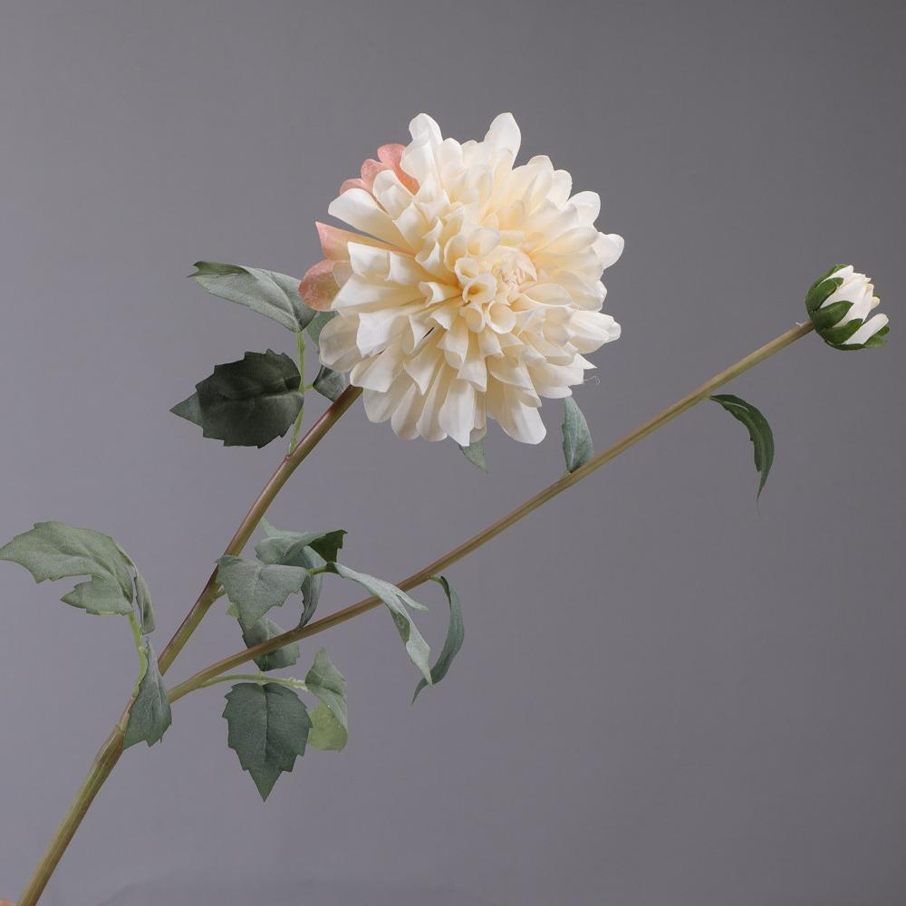80cm Simulation Dahlia Flowers Real Touch Silk Fake Flowers  Garden Decor