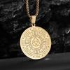 Style Trinity Celtic Knot Shield Pendant Witch Knot Necklace Men Women Irish Protection Amulet Jewelry