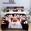 Eminem Pattern Bedding,Quilt Set Quilt Cover Pillowcase Home Birthday Gift(1 * Duvet Cover + 2 * Pillowcase, Without Core)