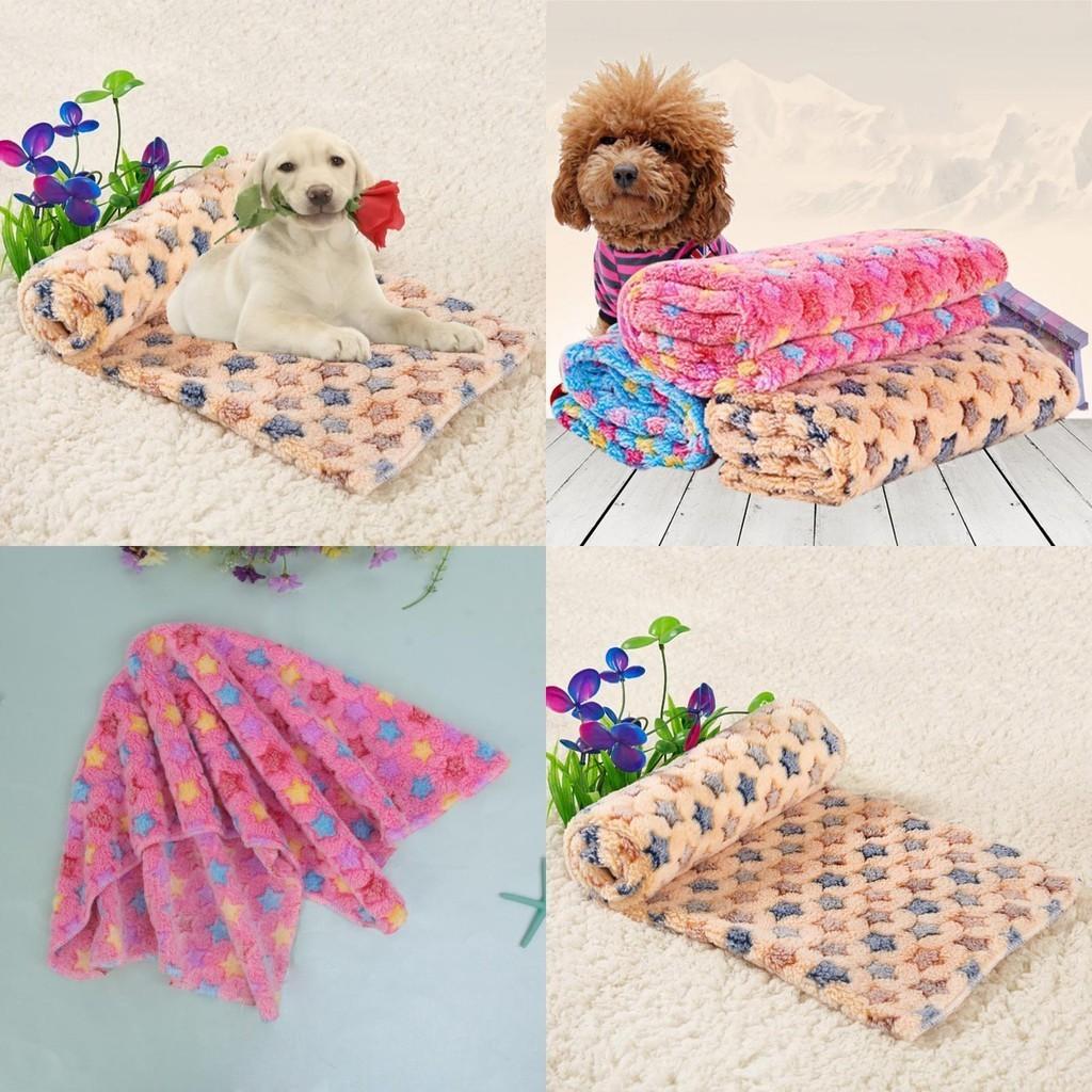 Manta Suave y Acogedora de Lana Coral para Mascotas, Perros y Gatos, para Otoño e Invierno
