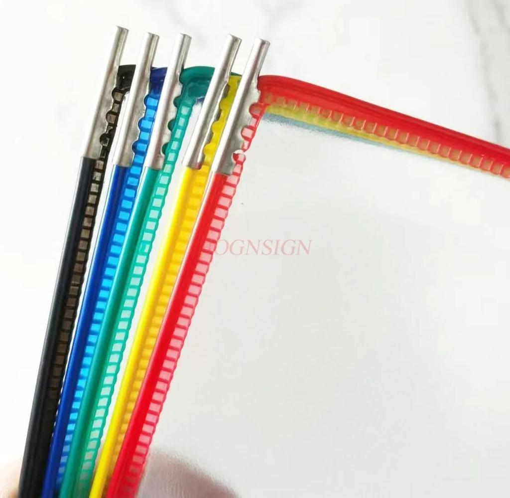 A4 Wall mounted Display Folder, Strong Magnetic Adsorption Wall mounted Page flipping Data Folder, Wall mounted Folder