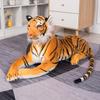 Creative Simulation Animal Lying Down Tiger Doll Plush Toy Siberian Tiger White Tiger Doll Children Soothing Rag Doll