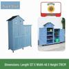 Outdoor Anti-Corrosion Sunscreen Storage Cabinet for Garden and Courtyard